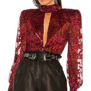 Revolve Leopard Print Top